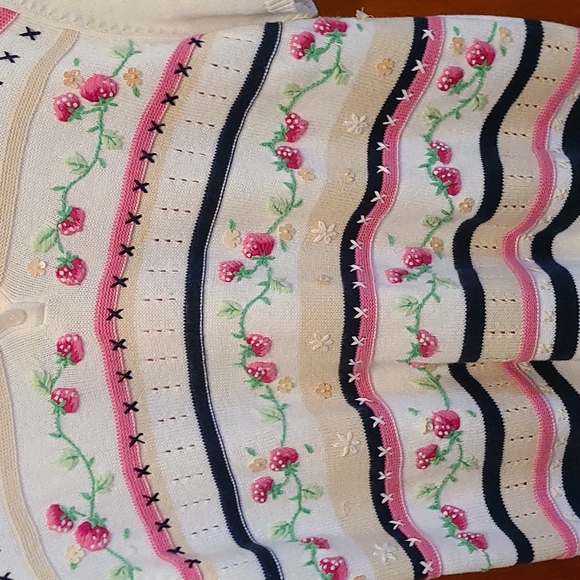 Sweet Vintage Knit short sleeved sweater - Picture 5 of 6